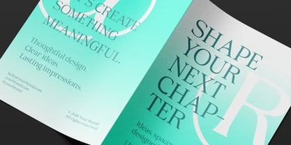 Aganote Typeface Font Poster 5