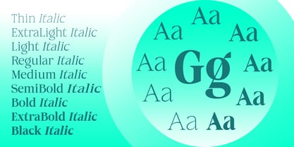 Aganote Typeface Font Poster 3
