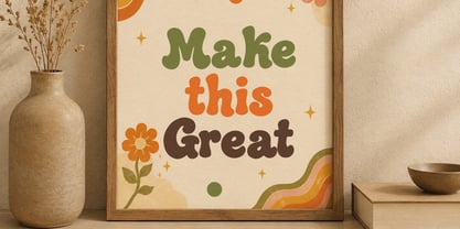 Morame Yoabe Font Poster 5