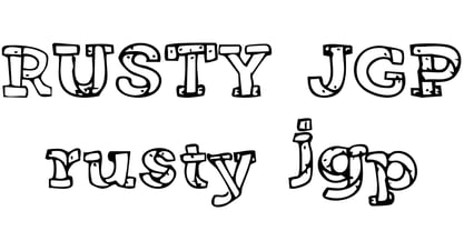 Rustyjgp Font Poster 2