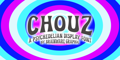 Chouz Font Poster 1