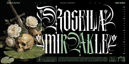 Rosella Mirakle Font Poster 1