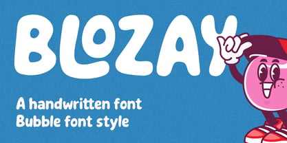 Blozay Font Poster 1