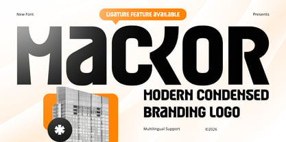 Mackor Font Poster 1