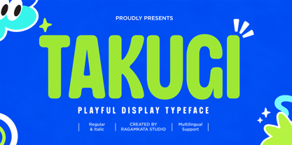 Takugi Font Poster 1