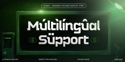Godex Font Poster 12
