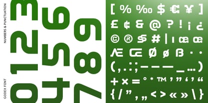 Godex Font Poster 11
