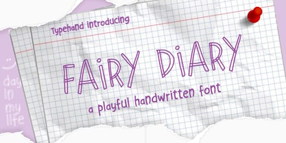 Fairy Diary Package Font Poster 1