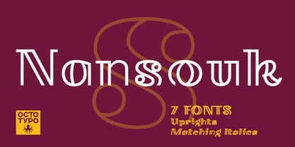 Nansouk Font Poster 1