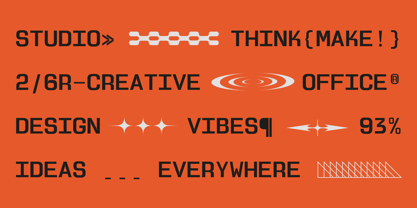 Anacute Font Poster 3