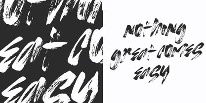 Hypebeast Brush Font Poster 12