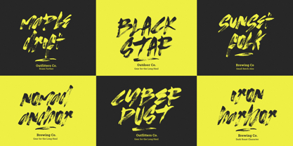 Hypebeast Brush Font Poster 10