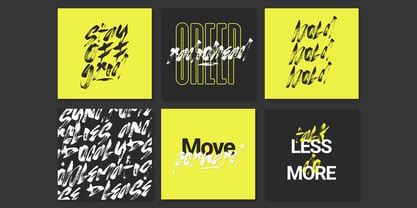Hypebeast Brush Font Poster 6