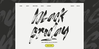 Hypebeast Brush Font Poster 11