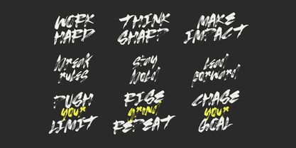 Hypebeast Brush Font Poster 7