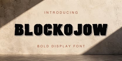 Blockojow Font Poster 1