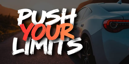 World Brush Font Poster 5