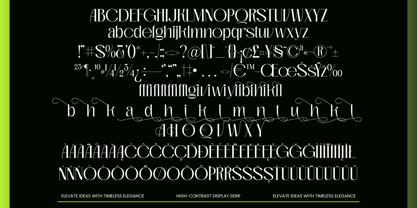 Vekotail Font Poster 10