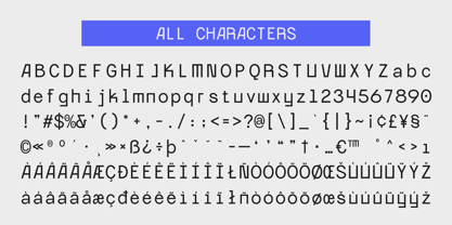 CS Daine Mono Font Poster 6