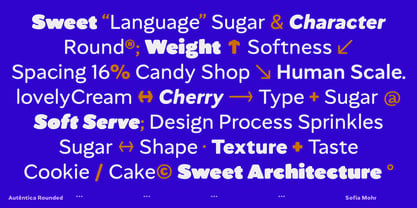 Autêntica Rounded Font Poster 6