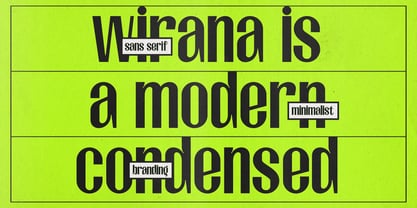 Wirana Font Poster 5