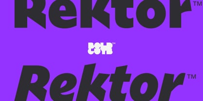 Rektor Font Poster 1