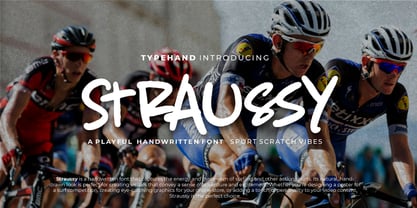 Straussy Package Font Poster 2