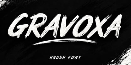 Gravoxa Font Poster 1