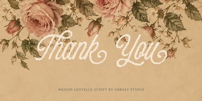 Maison Lovyelle Font Poster 11