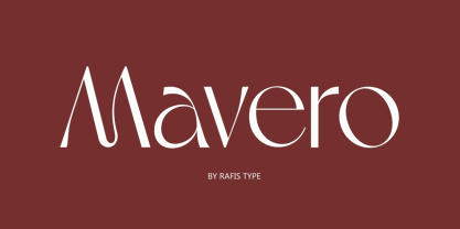 Mavero Font Poster 2