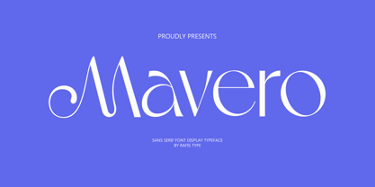 Mavero Font Poster 1