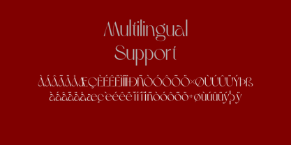 Mavero Font Poster 8