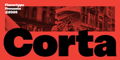 Corta Font Poster 1