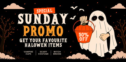 Halloween Darkness Font Poster 5