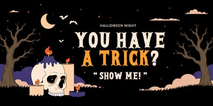 Halloween Darkness Font Poster 2