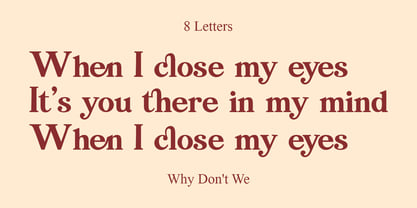 Kenshinton Font Poster 3