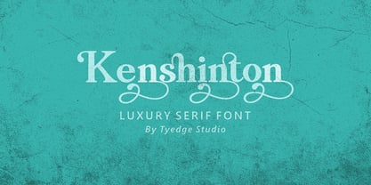 Kenshinton Font Poster 1