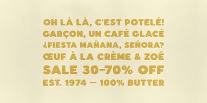 Potelé Font Poster 4