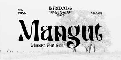 Mangut Font Poster 1
