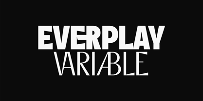 Everplay VF Font Poster 1
