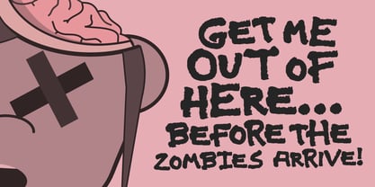 Drainz Font Poster 2