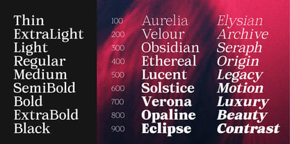 Orchild Serif Font Poster 9