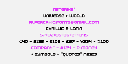 Macego Font Poster 8