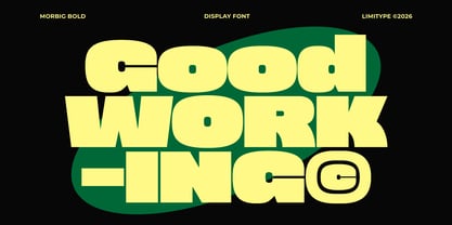 Morbig Font Poster 2