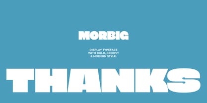 Morbig Font Poster 12