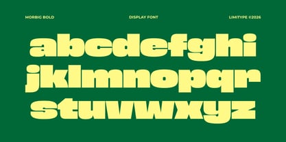 Morbig Font Poster 10