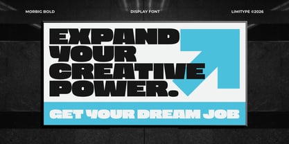 Morbig Font Poster 8