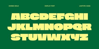 Morbig Font Poster 9