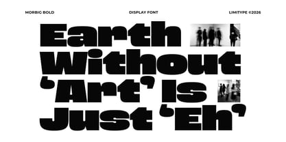Morbig Font Poster 6