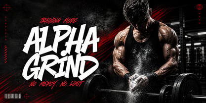 Black Crush Font Poster 8